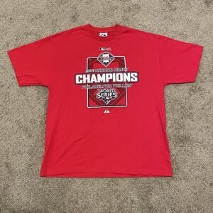Philadelphia Phillies 2009 National League Champions World Series Men XL T-Shirt